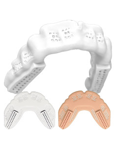 Protector Bucal Delgado Bulletproof para Bruxismo TMJ - Blanco