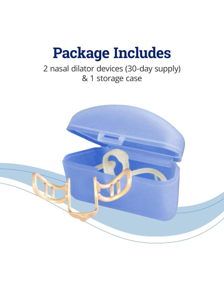 Dilatador Nasal Antisnoring ZQuiet - 2 Unidades, 30 Días