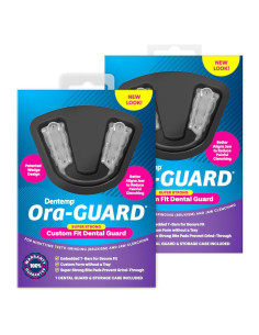 Protector Dental Personalizado Dentemp Ora-GUARD para Bruxismo - Paquete de Dos