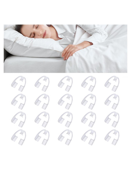 20 Protectores Bucales Anti Bruxismo Wokyo - Silicona Suave