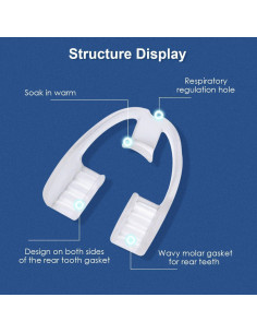 20 Protectores Bucales Anti Bruxismo Wokyo - Silicona Suave 2