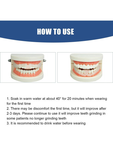 20 Protectores Bucales Anti Bruxismo Wokyo - Silicona Suave
