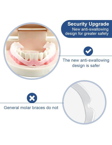 20 Protectores Bucales Anti Bruxismo Wokyo - Silicona Suave