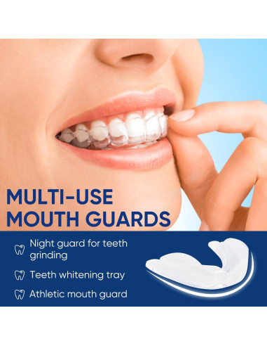 Protector Bucal Profesional PDTXCLS para Bruxismo - 4 Piezas