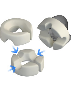 Almohada LittleJimmy Breathe Easy Face Down - Ajustable 30 cm 2