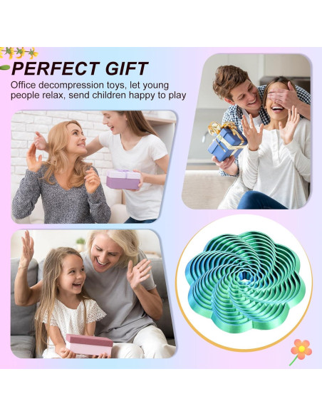 Juguete Antiestrés Fractal Hexágono Mydhall Verde 10 cm