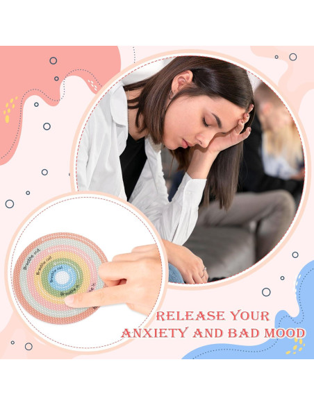 Calcomanías Sensoriales H1vojoxo 48 Piezas Alivio Estrés