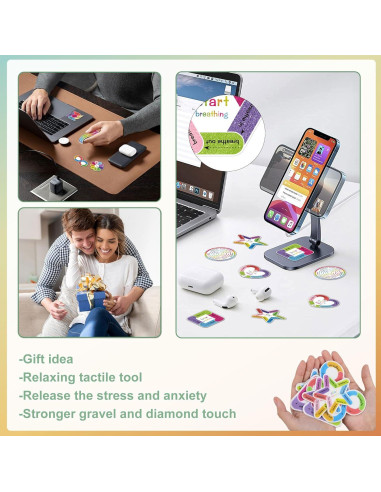 45 Calcomanías Sensoriales Calmantes Huimdery - Alivio Estrés