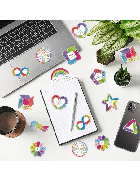 45 Calcomanías Sensoriales Calmantes Huimdery - Alivio Estrés