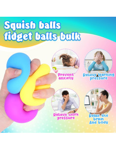 Pelotas Antiestrés Squishy Small Fish - Paquete 18 Pcs 2