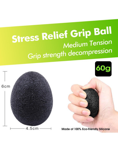 Kit de Entrenamiento de Fuerza de Mano MUMUWIND 8 Piezas