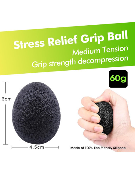 Kit de Entrenamiento de Fuerza de Mano MUMUWIND 8 Piezas