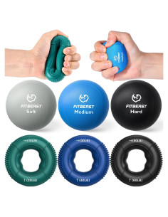 Entrenador de Fuerza de Agarre FitBeast Set 6 Piezas