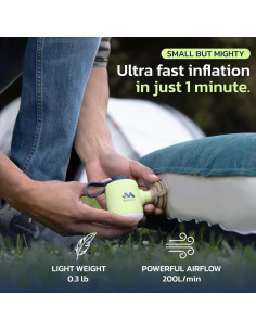 Bomba de Aire Eléctrica Woowind Kona Air 200 LPM Verde 2