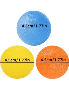 Paquete de 3 pelotas de terapia Ai Hang - Alivio de estrés 2