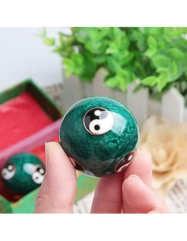Bolas de Baoding Acxico para Estrés y Relajación - 2 Pcs
