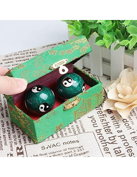 Bolas de Baoding Acxico para Estrés y Relajación - 2 Pcs