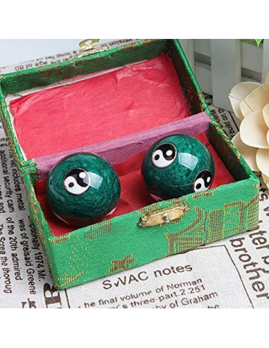 Bolas de Baoding Acxico para Estrés y Relajación - 2 Pcs