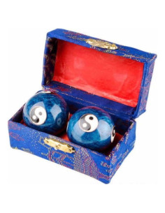 Bolas de Baoding Chinas Yin-Yang para Relajación - 2 Piezas