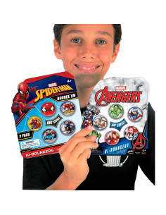 Pelotas Rebotadoras Marvel JA-RU 5 Piezas 30mm 2