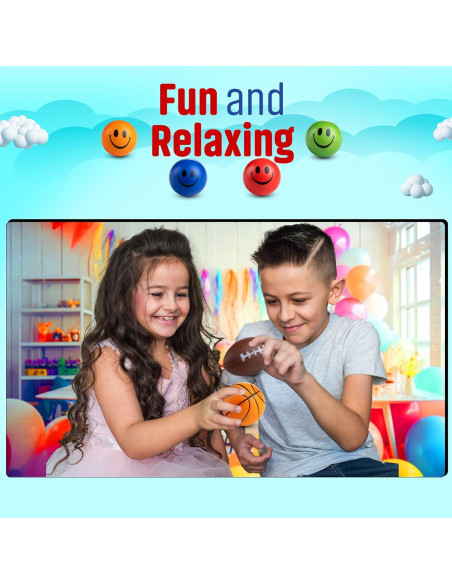 Paquete de 25 Mini Pelotas Antiestrés Bedwina 5-8 cm