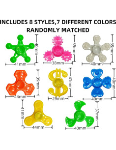 Fidget Spinners a Granel - 24 Mini Juguetes Coloridos 2