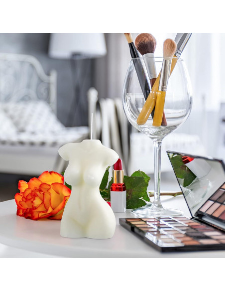 2 Velas de Soja Estéticas Cuerpo Femenino 6.5x9.5cm