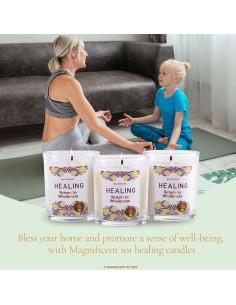 Set de 3 Velas Aromáticas Magnífico 101 - Cera de Soja 42h 2