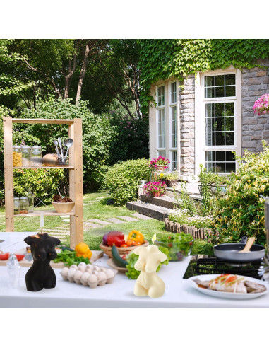 2 Velas Decorativas Cuerpo Femenino Itechpanda Blanco Negro