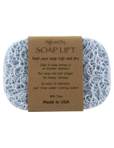 Soporte de Jabón Soap Lift Azul Claro 10.8x10.8 cm