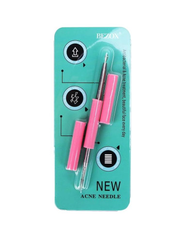 BEZOX Herramienta Extractora de Acné y Espinillas 11.18cm