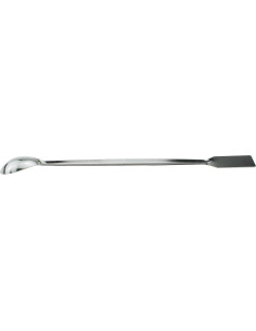 10PCS Cucharas de Muestreo Acero Inoxidable 19.5cm Laboratorio 2