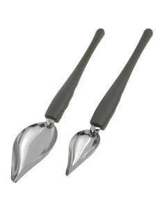 Juego de cucharas decorativas acero inoxidable PIYANYO 2pcs