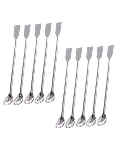 Cuchara Espátula de Acero Inoxidable TIHOOD 10PCS 2 en 1