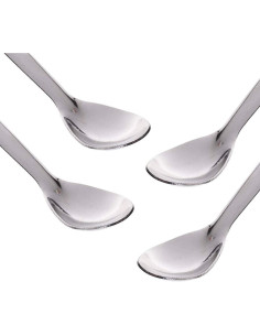 Cuchara Espátula de Acero Inoxidable TIHOOD 10PCS 2 en 1 2