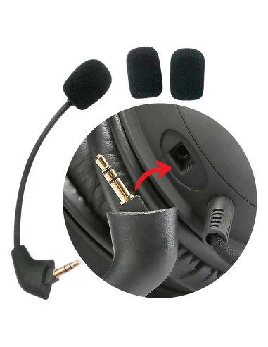 Micrófono de Reemplazo HyperX Cloud - Cancelación de Ruido