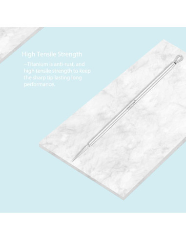 Aguja de Lanceta ZIZZON de Titanio para Espinillas 12cm