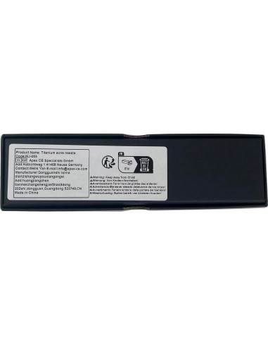 Aguja de Lanceta ZIZZON de Titanio para Espinillas 12cm