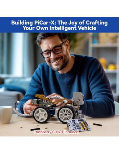 Kit Coche Robot AI SunFounder PiCar-X para Raspberry Pi