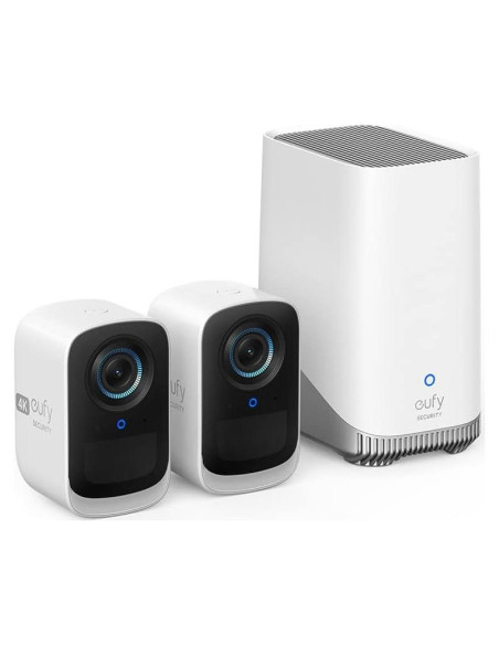 Kit de 2 Cámaras de Seguridad Inalámbricas eufyCam S300 4K