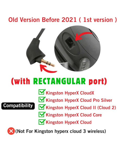 Micrófono de Reemplazo HyperX Cloud - Cancelación de Ruido