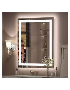 Espejo de Baño LED CHARMOR 71x50 cm Irrompible y Regulable