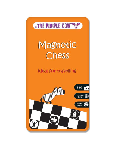 Juego de Ajedrez Magnético La Vaca Púrpura - Portátil 19.3 cm