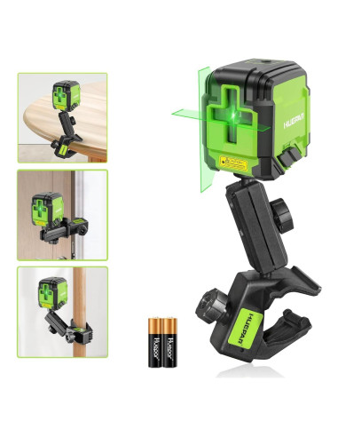 Nivel Láser Autonivelante Huepar GK011DGM Verde 30m