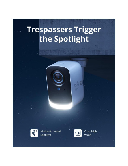 Kit de 2 Cámaras de Seguridad Inalámbricas eufyCam S300 4K