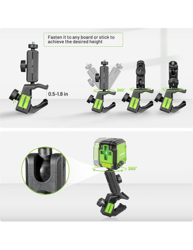 Nivel Láser Autonivelante Huepar GK011DGM Verde 30m