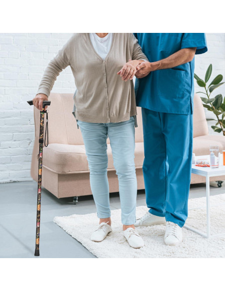 Bastón Plegable Supregear Ajustable 83.8-94 cm Antideslizante