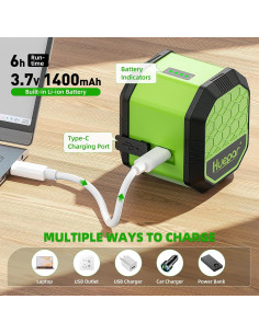 Nivel láser Huepar FC011G línea cruzada verde 30m 2