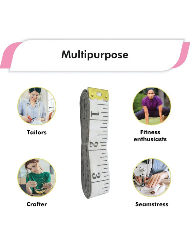 Cinta Métrica Retráctil Gadgetime - Paquete de 4 Unidades