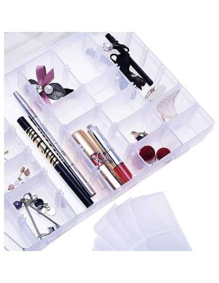 100 Tarjetas de Hilo y Caja de Almacenamiento Onwon 36 Rejillas